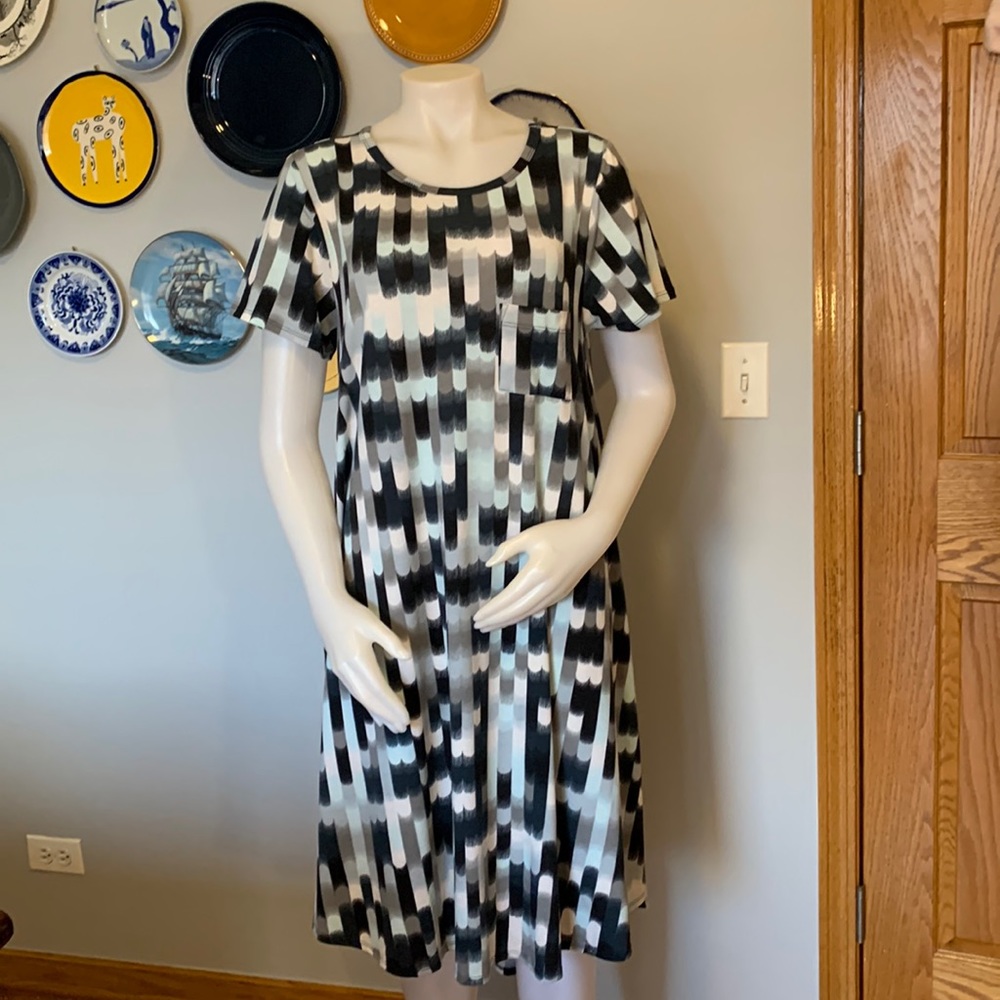 Size L LuLaRoe Multicolored Dress